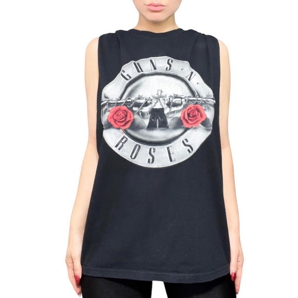 Vintage Guns N Rose’s T-shirt Upcycled by Furst of a Kind / LF / LFSTORES.COM - Picture 1 of 3